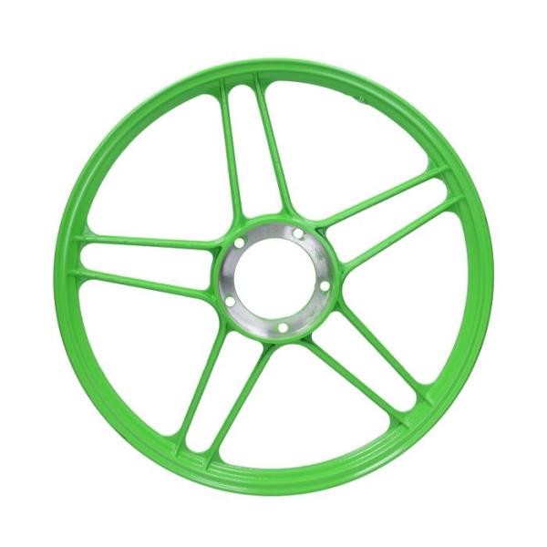 Gussfelgenring 1,35x17" grün